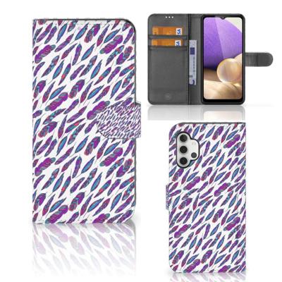 Samsung Galaxy A32 4G | Telefoon Hoesje | Feathers Color Samsung Galaxy A32 4G | Telefoon Hoesje | Feathers Color