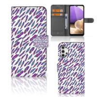 Samsung Galaxy A32 4G | Telefoon Hoesje | Feathers Color - thumbnail