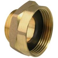 Messing verloopnippel met binnen- en buitendraad - thumbnail