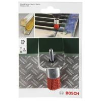 Bosch Accessories Penseelborstel voor boormachines - nylondraad met korundsteen schuurmiddel K80, 25 mm Schacht-Ø 6 mm 2609256540 1 stuk(s) - thumbnail
