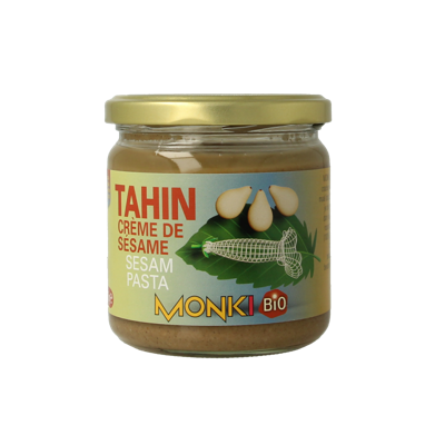 Monki Tahin zonder zout eko bio 330 Gram