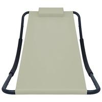 Tuinbed 200x90 cm staal crème - thumbnail