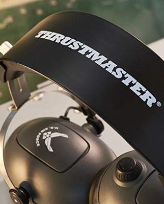 Thrustmaster Headset Over Ear headset Kabel Stereo Grijs, Metallic Volumeregeling, Microfoon uitschakelbaar (mute) Gamen