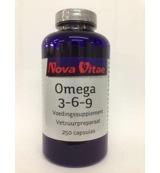 Nova Vitae Omega 3 6 9 1000 mg 250 Capsules - thumbnail