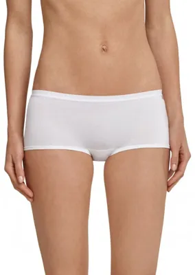 3-Pack dames Basic boxershort 95/5 - Elastisch katoen - Witte dames hipster
