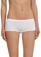 3-Pack dames Basic boxershort 95/5 - Elastisch katoen - Witte dames hipster - thumbnail