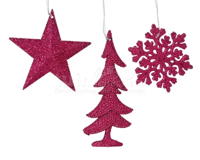 Kerstornament Kerstfiguur Festive Pink 10,5cm Assorti 1st Kerstornament Kerstfiguur Festive Pink 10,5cm Assorti 1st