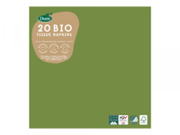 Duni Servetten 33x33 cm Groen 20 stuks - thumbnail