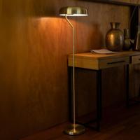 Dutchbone Vloerlamp 'Eclipse' 130cm, kleur Goud - thumbnail