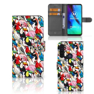 Motorola Moto G Pro | Telefoonhoesje | Met pasjeshouder | Birds