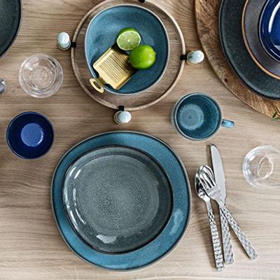 Villeroy & Boch Lave Glace Beker met oor 0,4 l aardewerk Villeroy & Boch Lave Glace Beker met oor 0,4 l aardewerk
