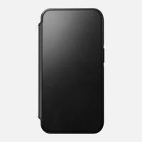 Nomad Modern Horween lederen folio iPhone 14 Pro - Black - thumbnail