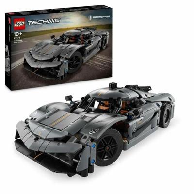LEGO technic 42173 koenigsegg jesko absolut grijze hypercar