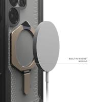 Urban Armor Gear Plasma XTE Outdoor telefoonhoes Samsung Galaxy S25 Ultra Transparant, Titaan Inductieve lading, Met standfunctie, Stootbestendig - thumbnail