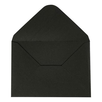 Creativ Company Enveloppen, afmeting envelop 11,5x16 cm, 110 gr, zwart, 10 stuk/ 1 doos