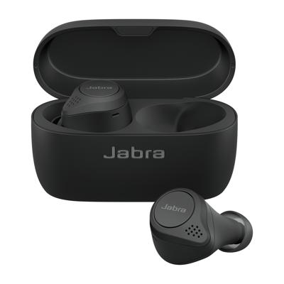 Jabra Elite 75t Oordopjes – Ondersteunt Draadloos Laden – Bluetooth Oordopjes met Actieve Ruisonderdrukking en Lange Batterijduur, voor Echt Draadloos Bellen en Muziek Luisteren – Zwart