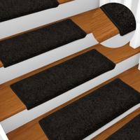 VidaXL Trapmatten 15 st 65x21x4 cm zwart - thumbnail