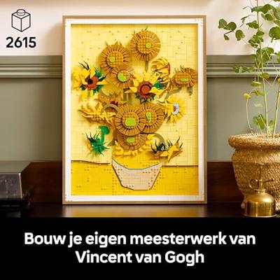 LEGO Art 31215 Vincent van Gogh - Zonnebloemen - Wandkunst, Bouw voor volwassenen - thumbnail