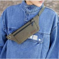 Cavans enkele schoudertas taille tas borst tas messengertas (groen) - thumbnail