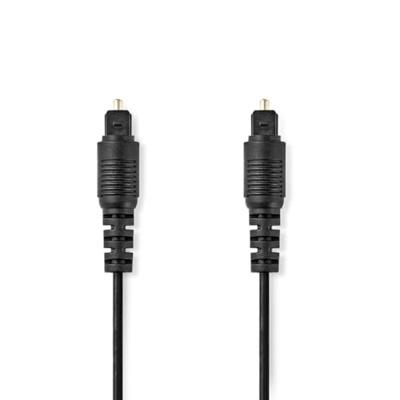 Optische Audiokabel | TosLink Male | TosLink Male | 3.00 m | Rond | PVC | Zwart