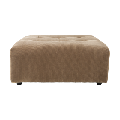HKliving Vint hocker Corduroy Rib Brown