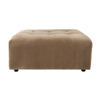 HKliving Vint hocker Corduroy Rib Brown - thumbnail