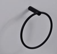 Wiesbaden Ida handdoekring zwart - thumbnail