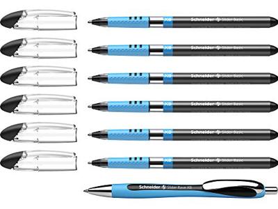 Schneider Schreibgeräte Kugelschreiber Slider Basic XB Rave 6er Etui + Slider Rave XB schwarz 151276 Balpen 6 stuk(s)