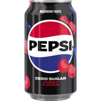 Pepsi Zero Sugar Cherry frisdrank, blik van 33 cl, pak van 24 stuks - thumbnail