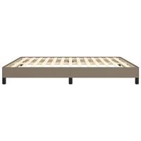 Bedframe zonder matras stof taupe 180x200 cm - thumbnail