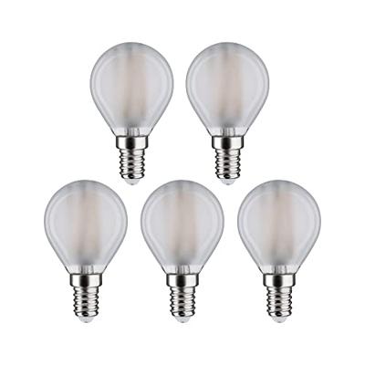 Paulmann 29098 LED-lamp Energielabel F (A - G) E14 Kogel 4.8 W Neutraalwit (Ø x h) 45 mm x 78 mm 5 stuk(s)