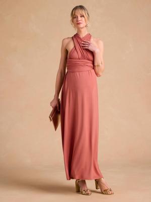 1 lange jurk, 7 looks Fantastic Dress ENVIE DE FRAISE oudroze