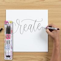 Tulip • textielstiften zwart 2st. - thumbnail