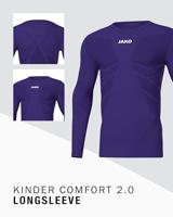 JAKO 6455 Longsleeve Comfort 2.0 - Paars - 3XS - thumbnail