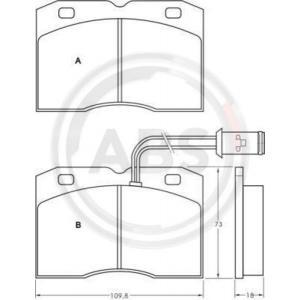 Remblokken set 36840