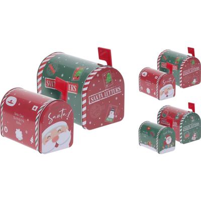 Kerst voorraadblik set van 2