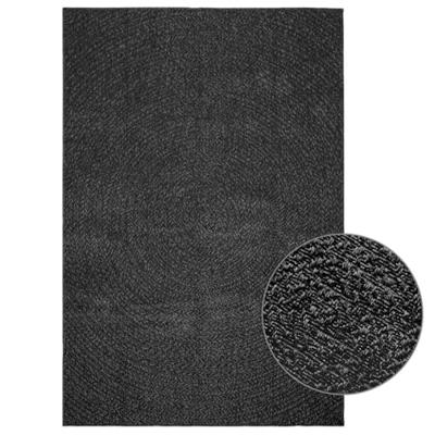VidaXL Vloerkleed zizur binnen en buiten 140x200cm jute look antraciet