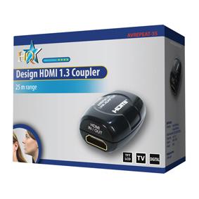 HDMI Koppelstuk met versterker