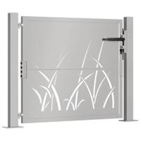 Poort grasontwerp 100x75 cm cortenstaal - thumbnail