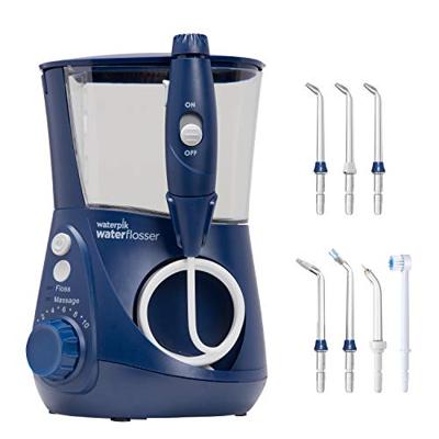 WATERPIK Ultra Professional WP-663 Vaste Waterflosser - 1250 Pulsen - Capaciteit van 90 seconden - 7 Tips - Blauw WATERPIK Ultra Professional WP-663 Vaste Waterflosser - 1250 Pulsen - Capaciteit van 90 seconden - 7 Tips - Blauw
