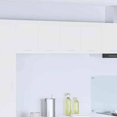 Hangkast met opslag 2 pcs Wit 60 x 31 x 40 cm Bewerkt hout