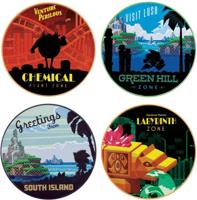 Sonic the Hedgehog Coasters 4-Pack - thumbnail