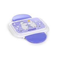 Moomin Lila Clip Bento Box Lunchtrommel met bestek - thumbnail