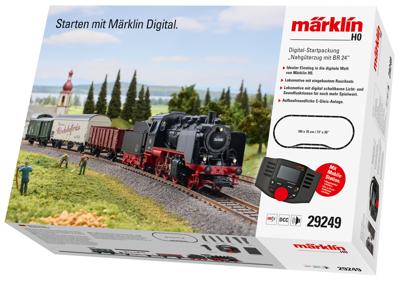 Märklin 29249 H0 digitale startset voor korte goederentrein met BR 24 van de DB