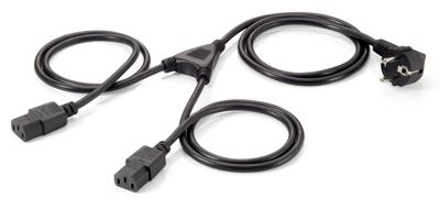 Equip Stroom Aansluitkabel 1.8 m Zwart