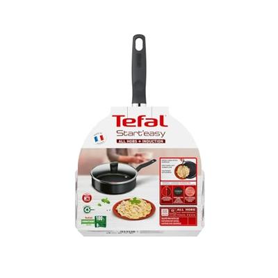 Tefal Start Easy Hapjespan 24 cm Zwart