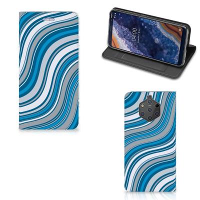 Nokia 9 PureView | Hoesje met Magneet | Waves Blue