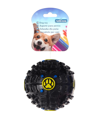 Nobleza Honden snackbal met geluid - 7 cm Nobleza Honden snackbal met geluid - 7 cm