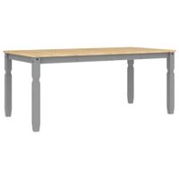 Eettafel Corona 180x90x75 cm massief grenenhout grijs - thumbnail