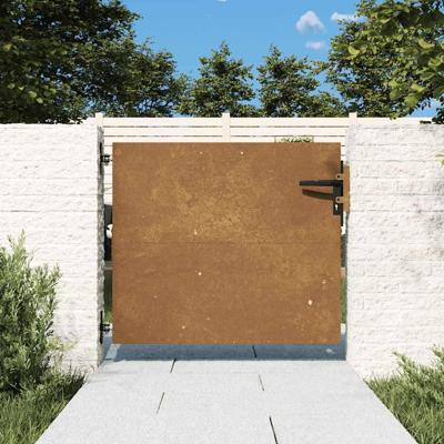 Poort 85x125 cm cortenstaal